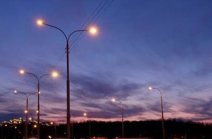 Ilustrasi penerangan jalan