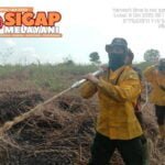 Kebakaran hutan dan lahan (karhutla) di Desa Sabintulung, Kecamatan Muara Kaman (Foto:BPBD Kukar)