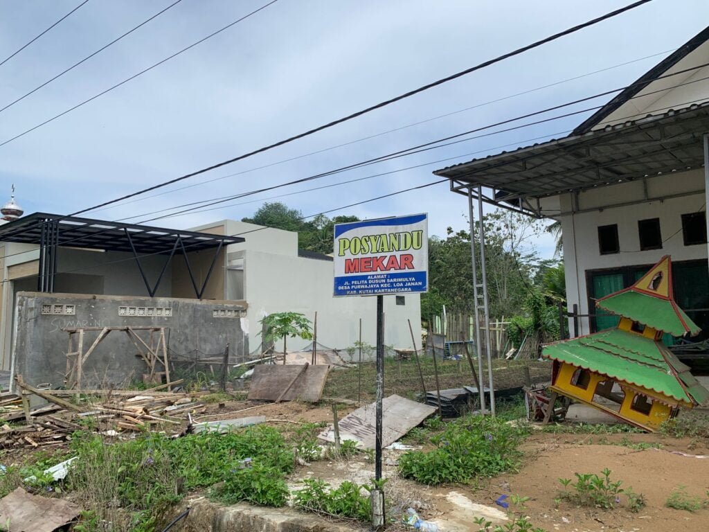 Salah Satu Posyandu di Desa Purwajaya (Foto:Ozn)