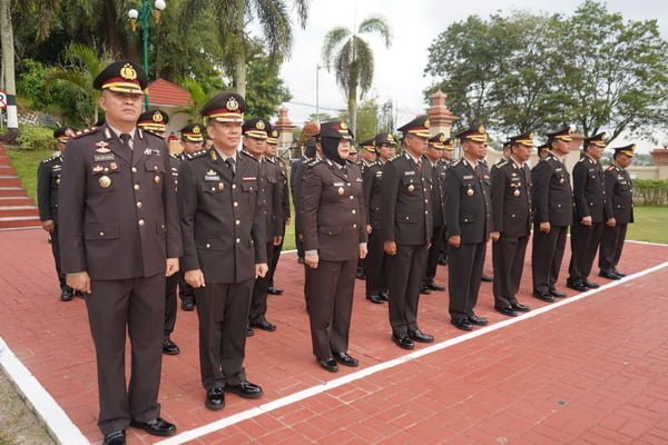 Upacara kesaktian pancasila di Mapolda Kaltim