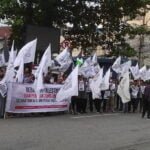 Aksi damai Masyarakat muslim Balikpapan, kecam perang Israel Palestina