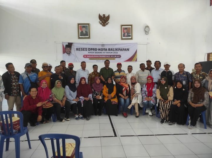 Sabaruddin Reses di Aula Kantor Kecamatan Balikpapan Timur PROKALTIM 7 Wakil Ketua DPRD Kota Balikpapan, Sabaruddin Panrecalle melaksanakan serap aspirasi (Reses)