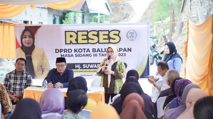 Reses Anggota DPRD Kota Balikpapan Dapil Balikpapan Selatan, Hj Suwarni yang dilaksanakan di RT 17 Kelurahan Sepinggan Baru