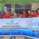 kegiatan padat karya produktif di Kelurahan Maluhu. (Istimewa)