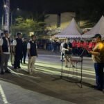 Suasana pelantikan Pengurus Perkumpulan Pemuda Digital Nusantara Kukar di Stadion Rondong Demang. (Istimewa)