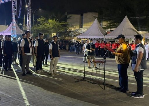 Suasana pelantikan Pengurus Perkumpulan Pemuda Digital Nusantara Kukar di Stadion Rondong Demang. (Istimewa)