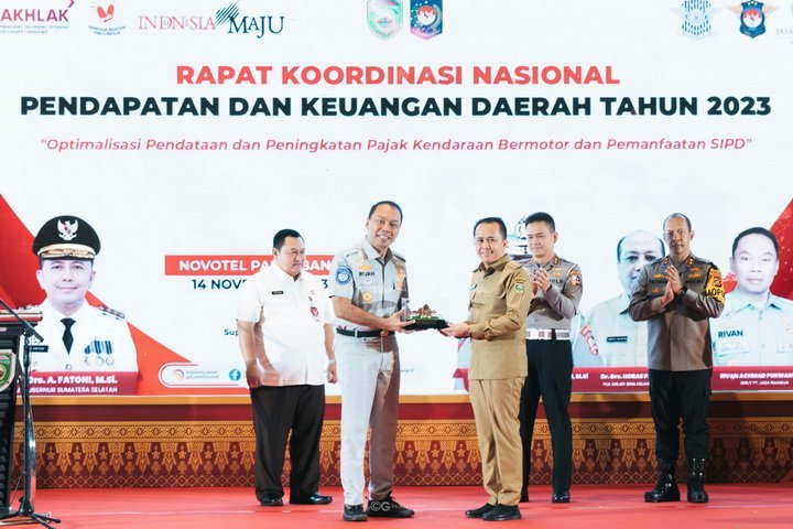 Tim Pembina Samsat Nasional menggelar Rapat Koordinasi Nasional (Rakornas) Pendapatan dan Keuangan Daerah Tahun 2023.