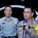 Kakorlantas Polri, Irjen Pol Firman Shatyabudi dan Direktur Utama Jasa Raharja, Rivan A. Purwantono