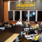 Polda Kaltim melakukan Rapat Koordinasi (Rakor) pengamanan capres