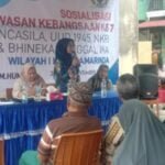Gelar Sosialisasi Wawasan Kebangsaan, Puji Setyowati Meminta Jaga Kerukunan