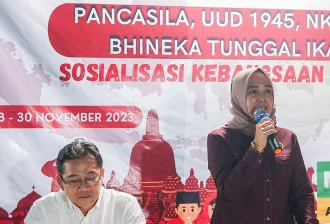 WhatsApp Image 2023 12 21 at 22.09.44 Gelar Sosialisasi Wawasan Kebangsaan, Mimi Meriami Pane: Masyarakat Jaga Demokrasi Melalui Persatuan Bangsa PROKALTIM