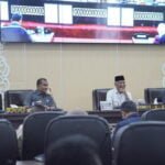 DPRD Kota Balikpapan menggelar rapat paripurna ke 32- masa sidang III di ruang rapat Paripurna DPRD Balikpapan