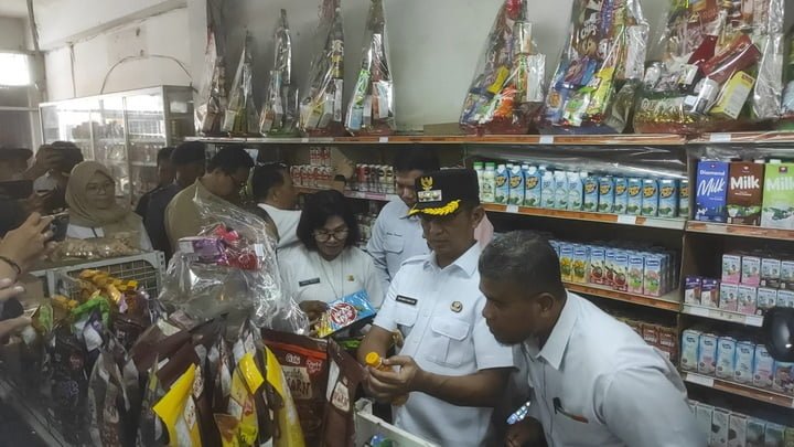 Wali Kota Balikpapan Rahmad Mas'ud sidak pasar dan mini market