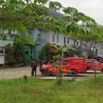 Kebakaran di gudang limbah milik PT BES masih dalam penyelidikan kepolisian. Perusahaan ungkap, bahwa sumber api berasal dari tumpukan limbah medis. (Ist)