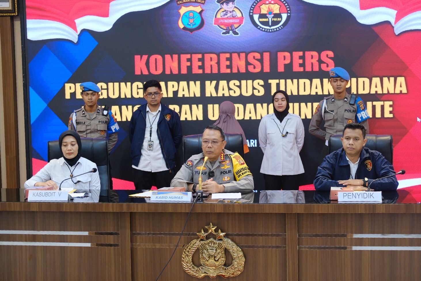 WhatsApp Image 2024 01 31 at 19.58.21 Ditreskrimsus Polda Kaltim Ungkap Kasus Tindak Pidana UU ITE PROKALTIM