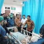 Wali Kota Bersama Sejumlah OPD Jenguk Petugas KPPS di Rumah Sakit Balikpapan