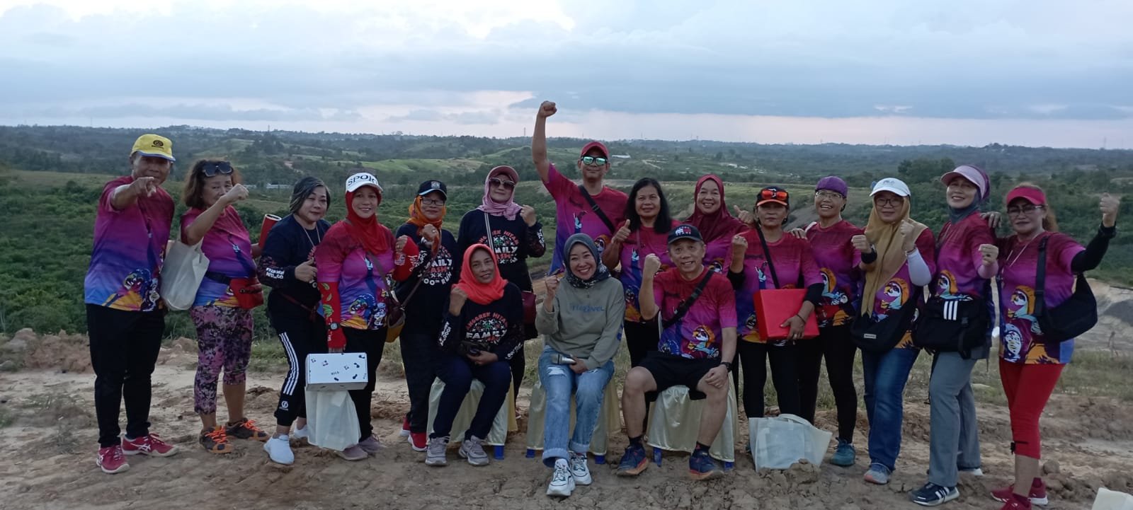 On-on Mixed Hash dan Senam Zumba, Spesial Cap Gomeh Diajang Gelaran Perumahan The Peak Manggar Balikpapan Timur