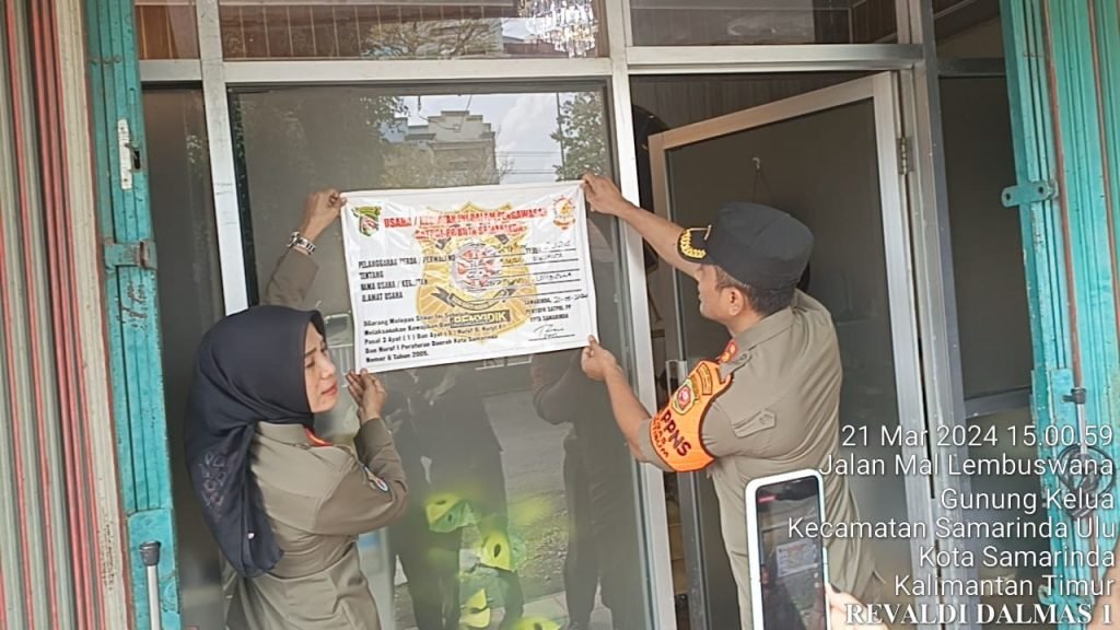 IMG 20240321 WA0097 Nekat Beroperasi di Bulan Ramadan Panti Pijat di Samarinda Ulu Disegel Satpol PP, 5 Pengunjung Terjaring PROKALTIM