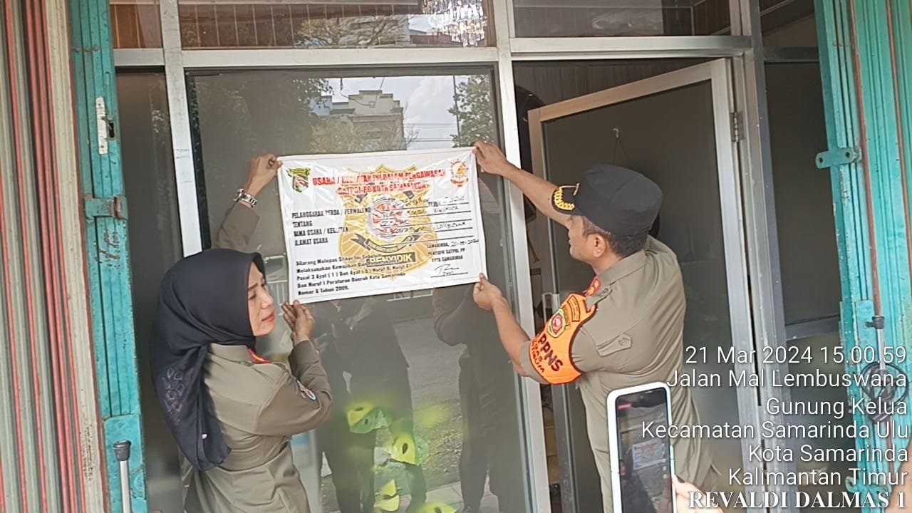 Nekat Beroperasi di Bulan Ramadan Panti Pijat di Samarinda Ulu Disegel Satpol PP, 5 Pengunjung Terjaring