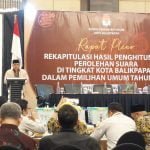 Optimis Rekapitulasi Kota Selesai 2 Hari, KPU Balikpapan Gelar Rapat Pleno Rakepaitulasi Suara