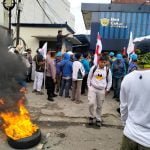 Ratusan Buruh Gelar Demo di Kantor Bea Cukai Samarinda, Kembalikan Aktivitas STS ke Muara Berau