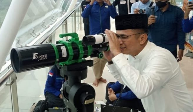 WhatsApp Image 2024 03 11 at 22.12.49 Wali Kota Balikpapan Lakukan Pemantauan, Hilal Masih Berada Dibawah 1 Derajat PROKALTIM