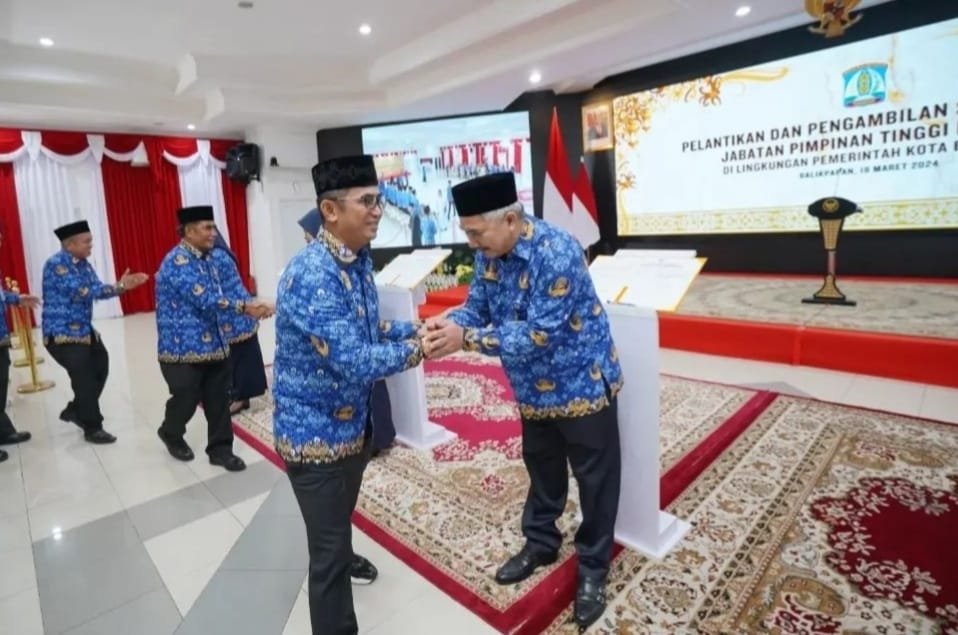 Wali Kota Balikpapan Mutasi Lima Pejabat Tinggi Pratama, Ini Daftarnya