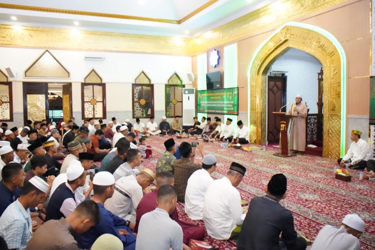 Pertebal Keimanan di Bulan Ramadan, Polda Kaltim Peringati Peristiwa Nuzulul Qur’an
