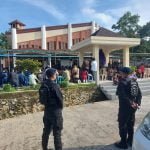 Patroli Brimob Kaltim Batalyon A Pelopor Amankan Jalanya Ibadah Jumat Agung di Balikpapan