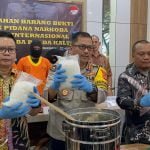 Gelar Konferensi Pers, Polda Kaltim Musnahkan 31.824 Gram Sabu