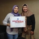 Rianti dan Anugrahandayani Dapat Undian Doorprize Umroh dari Event Ramadan Nusantara Hotel Blue Sky 2024