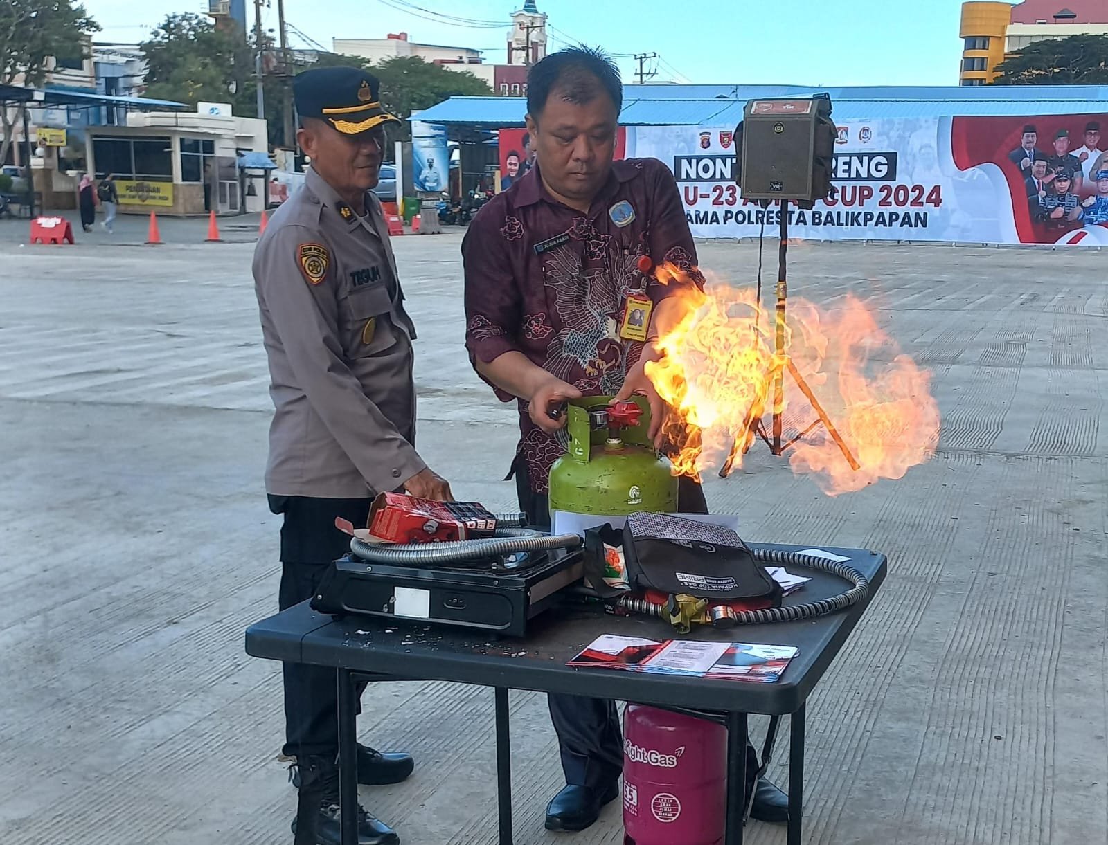 Antisipasi Terjadi Kebakaran Polresta Balikpapan Gelar Pengamanan Perangkat Rumah Tangga