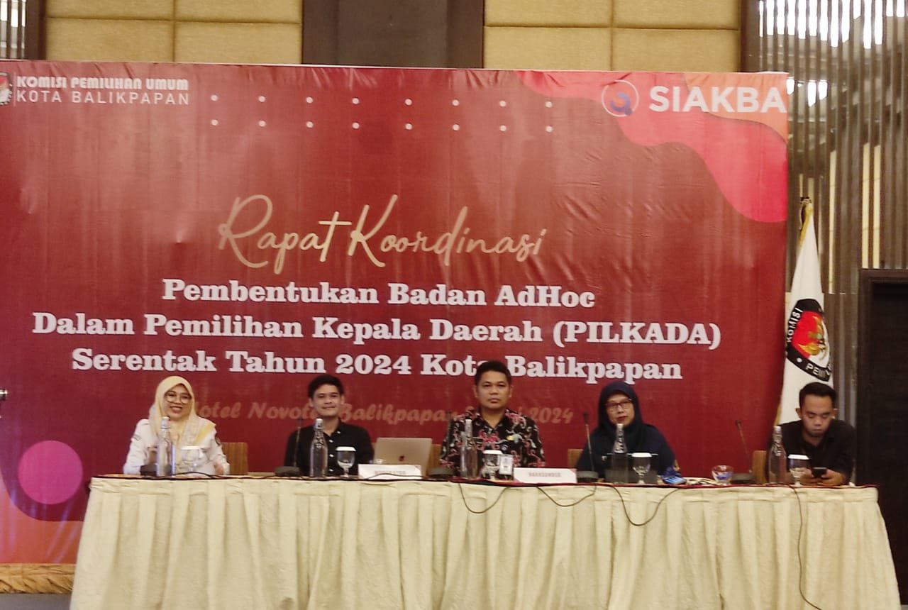 KPU Balikpapan Bentuk Badan AdHoc Pilkada 2024, Tes Kesehatan Calon PPK dan PPS