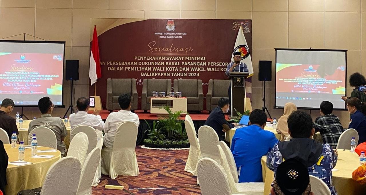KPU Balikpapan Sosialisasikan Syarat Bakal Calon Kepala Daerah, Harus Kantongi Dukungan 38.212 Suara