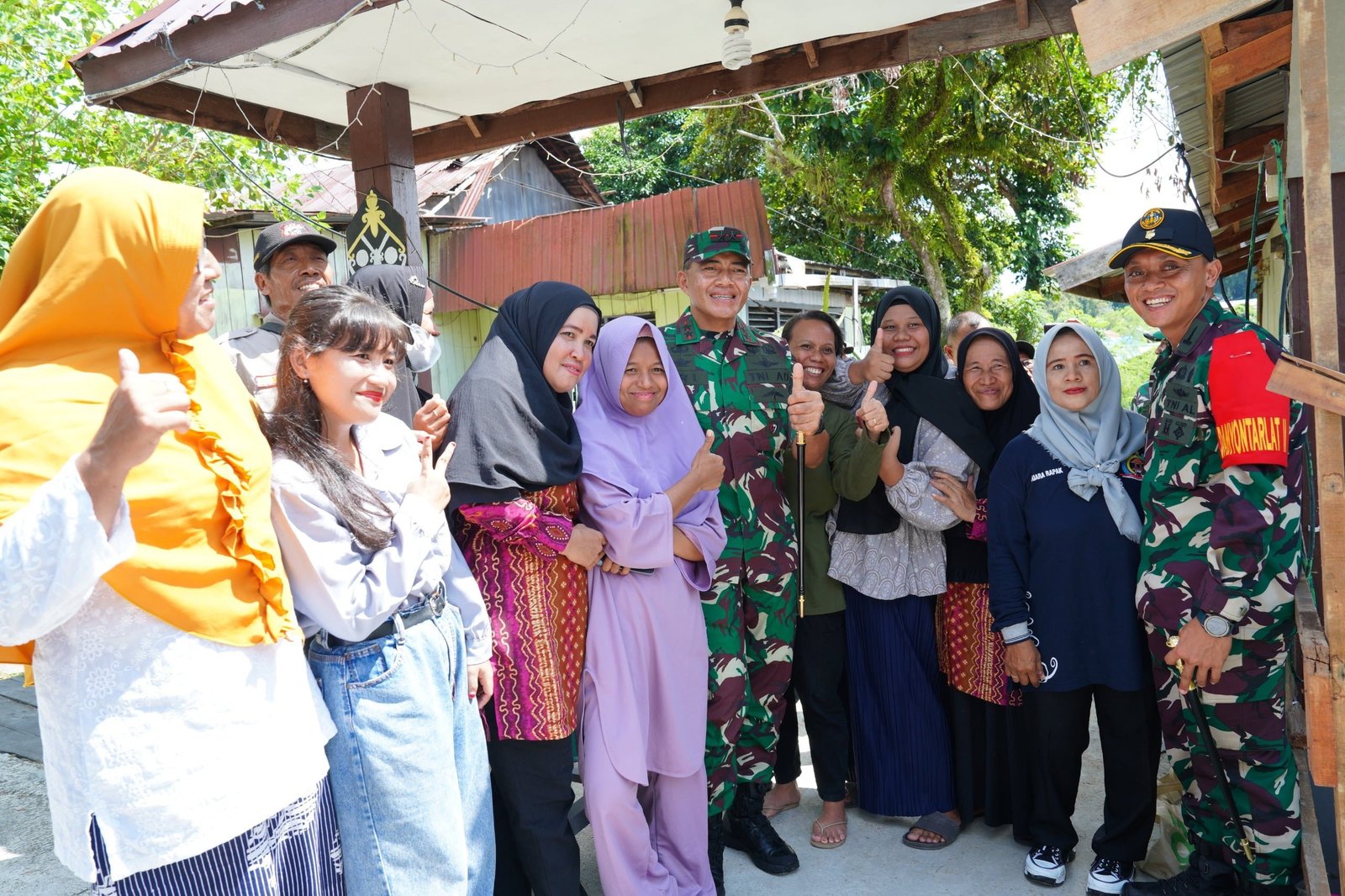 Kedekatan Pangdam VI/Mlw Bersama Warga Kota Balikpapan