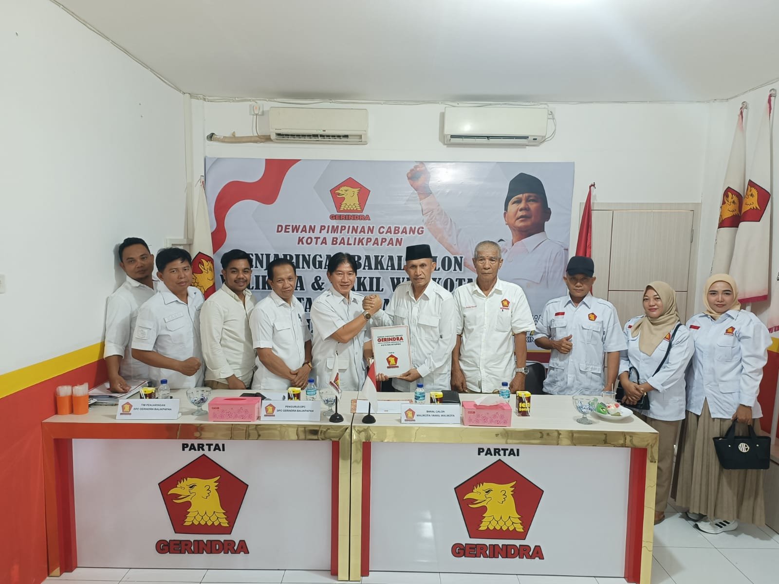 Hari ke Dua, Sudah 9 Orang yang Mendaftar Bacalon Wali Kota dan Wawali Balikpapan di DPC Gerindra