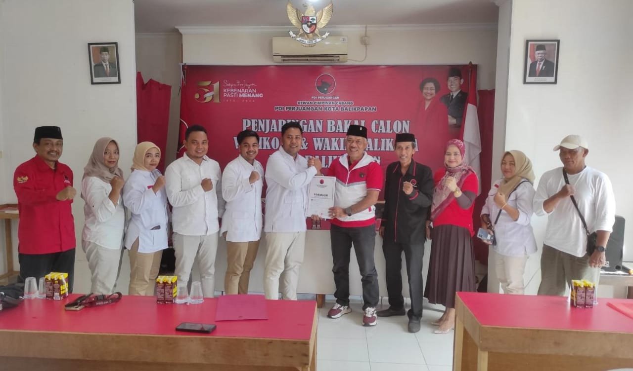 Sabaruddin Kembalikan Formulir Pilkada Kota Balikpapan ke PDIP