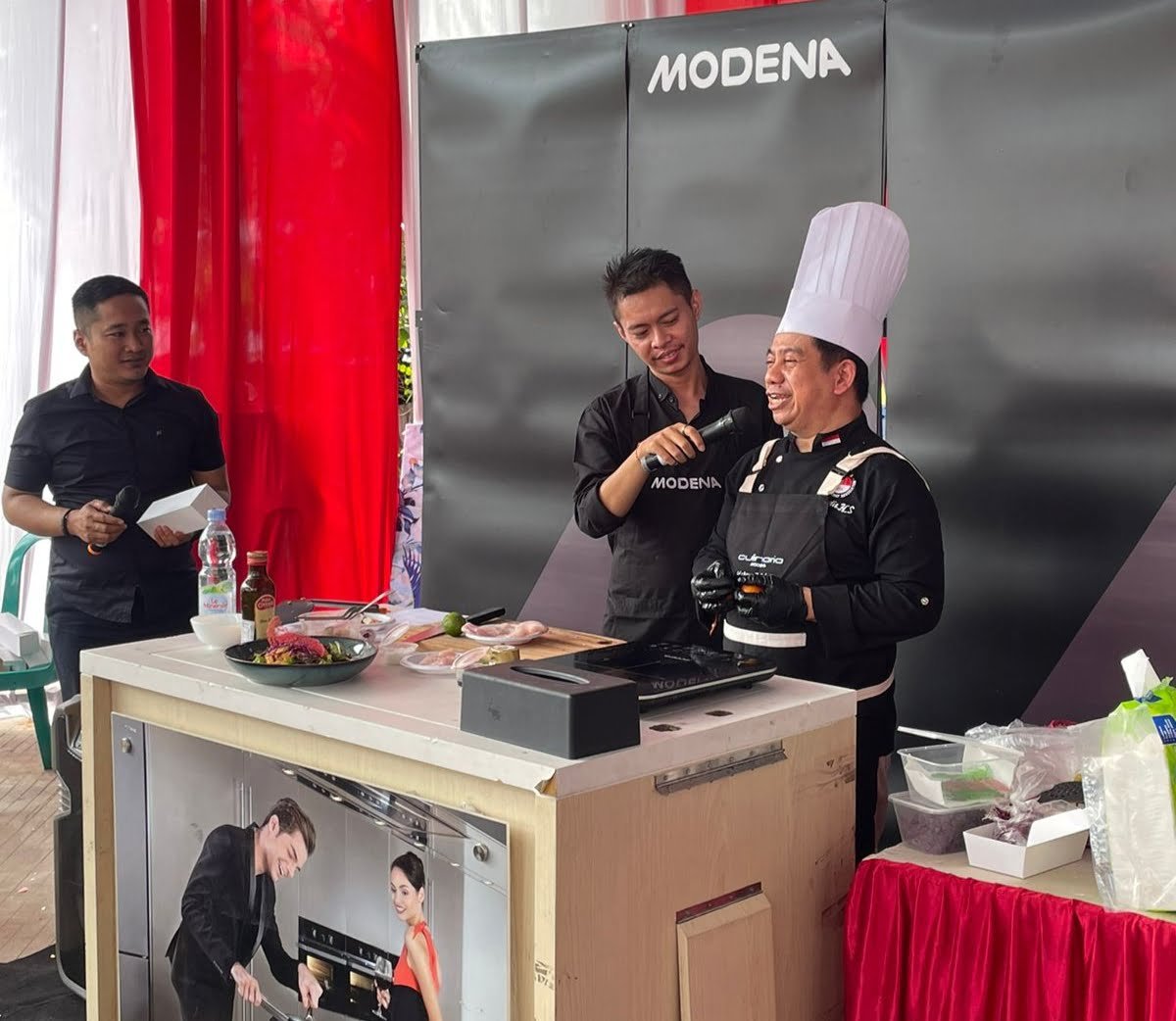 Cerita Chef Yadie Ketua ICA Kaltim menggunakan Produk Modena di Grand Opening Nuansa Tenggarong 