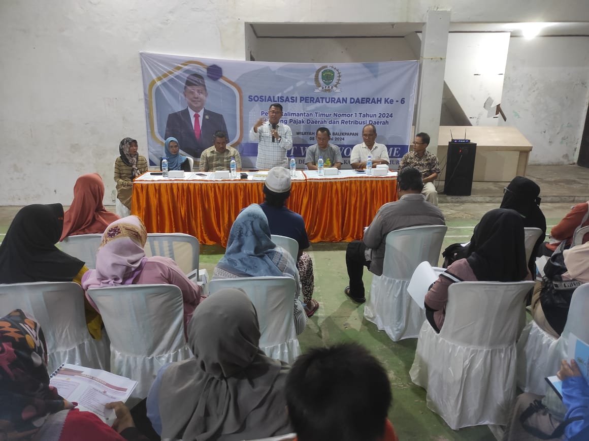 WhatsApp Image 2024 06 09 at 23.37.23 Sigit Wibowo Gelar Sosper Tentang Pajak Daerah dan Retribusi Daerah di Prapatan Balikpapan PROKALTIM