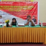 Kapolsek Bontang Barat Hadiri Kegiatan Sosialisasi Kewaspadaan Dini untuk Suksesnya Pilkada Serentak 2024 di Kota Bontang