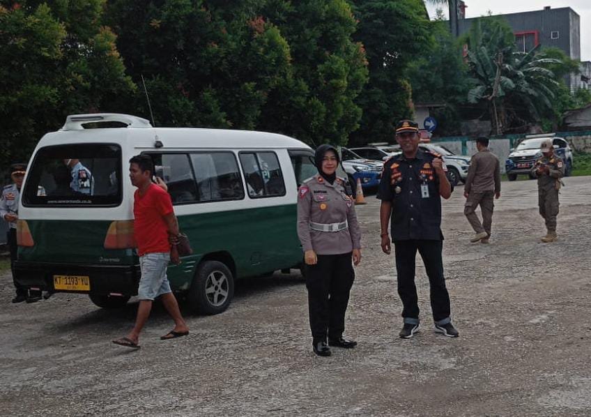 Sinergitas Satlantas Polresta Balikpapan bersama Dishub Balikpapan dalam Mitigasi Pencegahan Laka Lantas Kendaraan