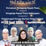 Persatuan Pedagang Tradisional Rapak Plaza Akan Sembelih 23 Ekor Sapi