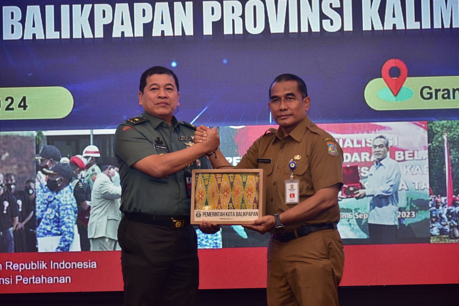 Kemenhan RI memberikan Pembinaan Kesadaran Bela Negara di Kota Balikpapan Provinsi Kaltim