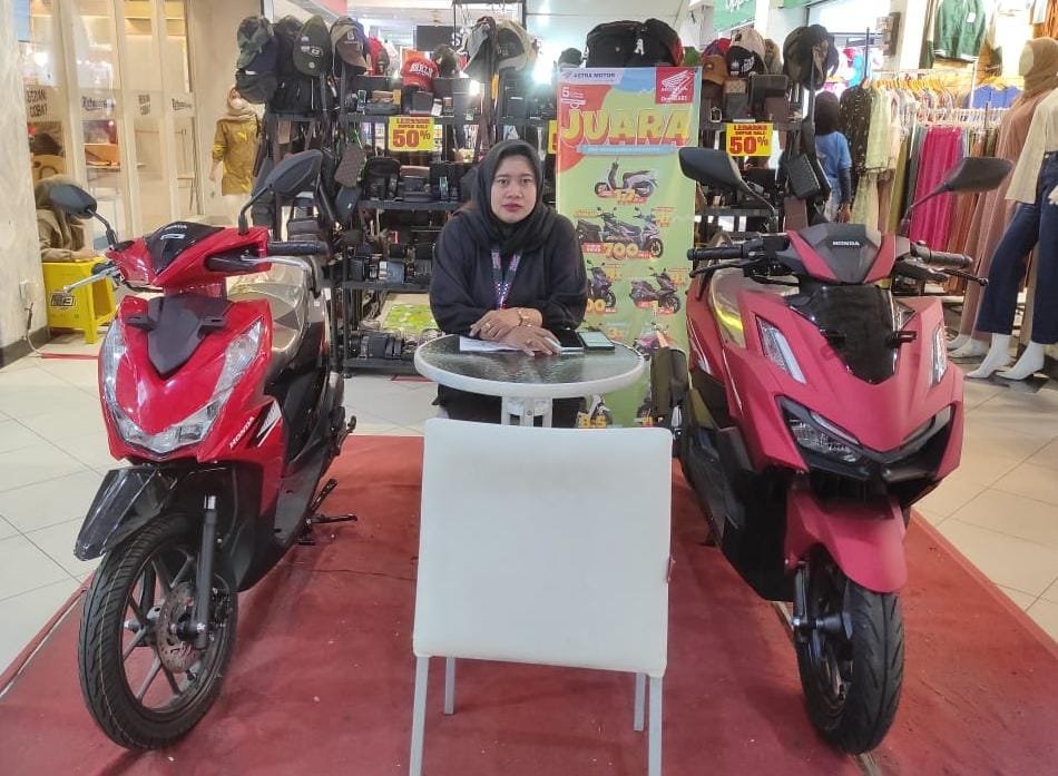 Program Juara, Pameran Astra Motor di Rapak Plaza dan DP dari Rp 700 Ribuan Punya Motor Honda