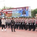Peringati Hari Bhayangkara ke-78, Polda Kaltim Gelar Upacara dan Syukuran