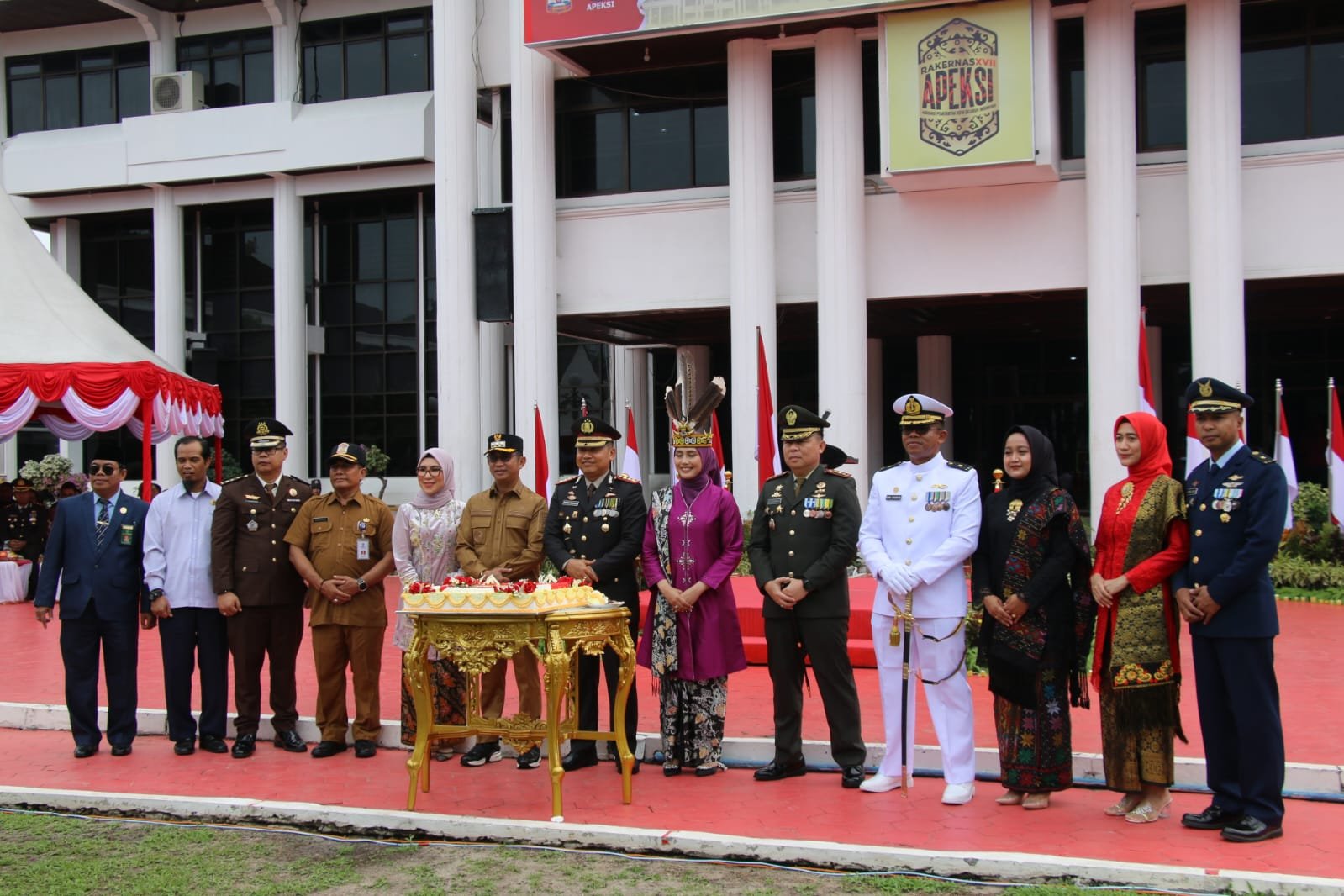Upacara HUT ke-78 Bhayangkara di Pemkot Balikpapan, Rahmad: Pemkot dan Polri Wujudkan Balikpapan Aman dan Kondusif