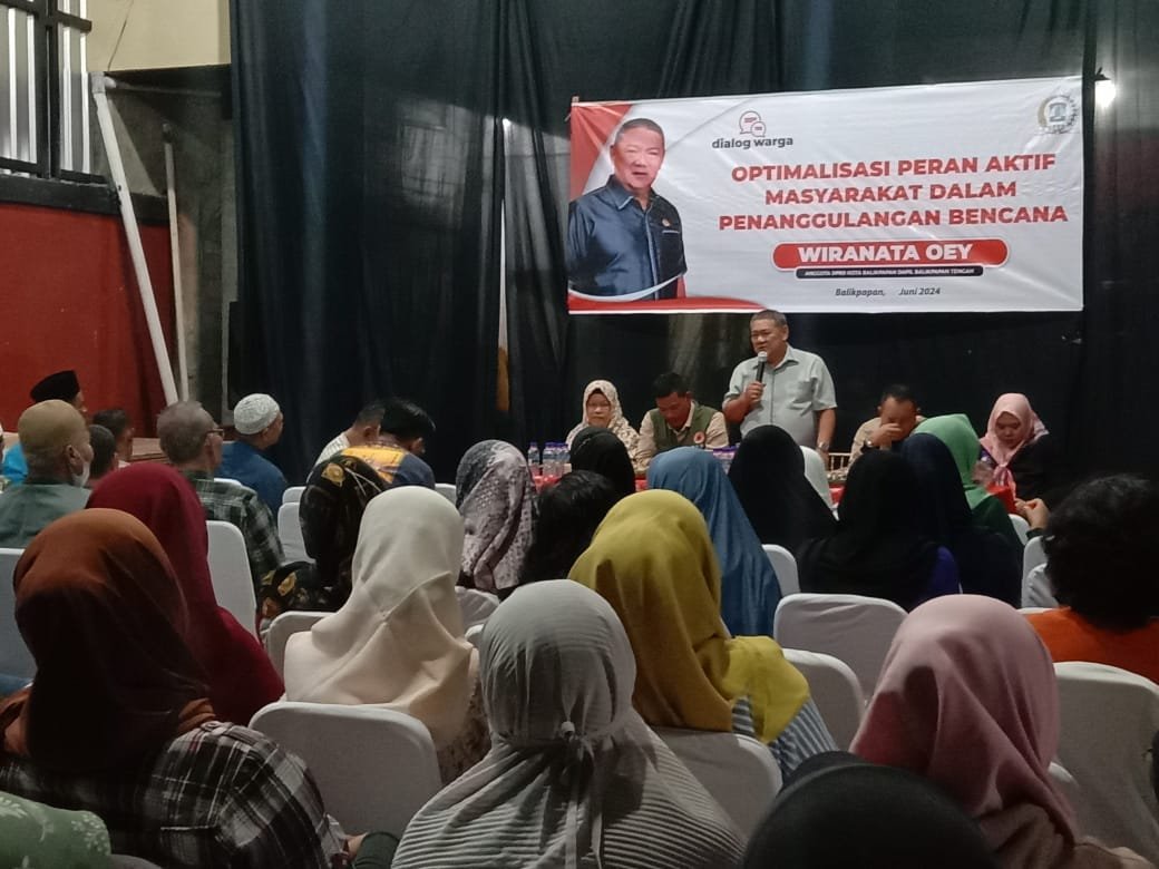 Wiranata Oey Gelar Dialog Bersama Warga Sumber Rejo, Terkait Penanggulangan Bencana