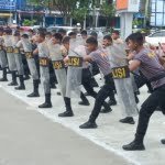 Polresta Balikpapan Gelar Pelatihan Pengendalian Massa, Kesiapan Pengamanan Tahapan Pilkada Kaltim 2024
