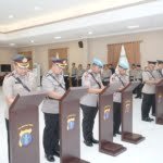 Kapolda Kaltim Pimpin Sertijab Empat Pejabat Utama Polda