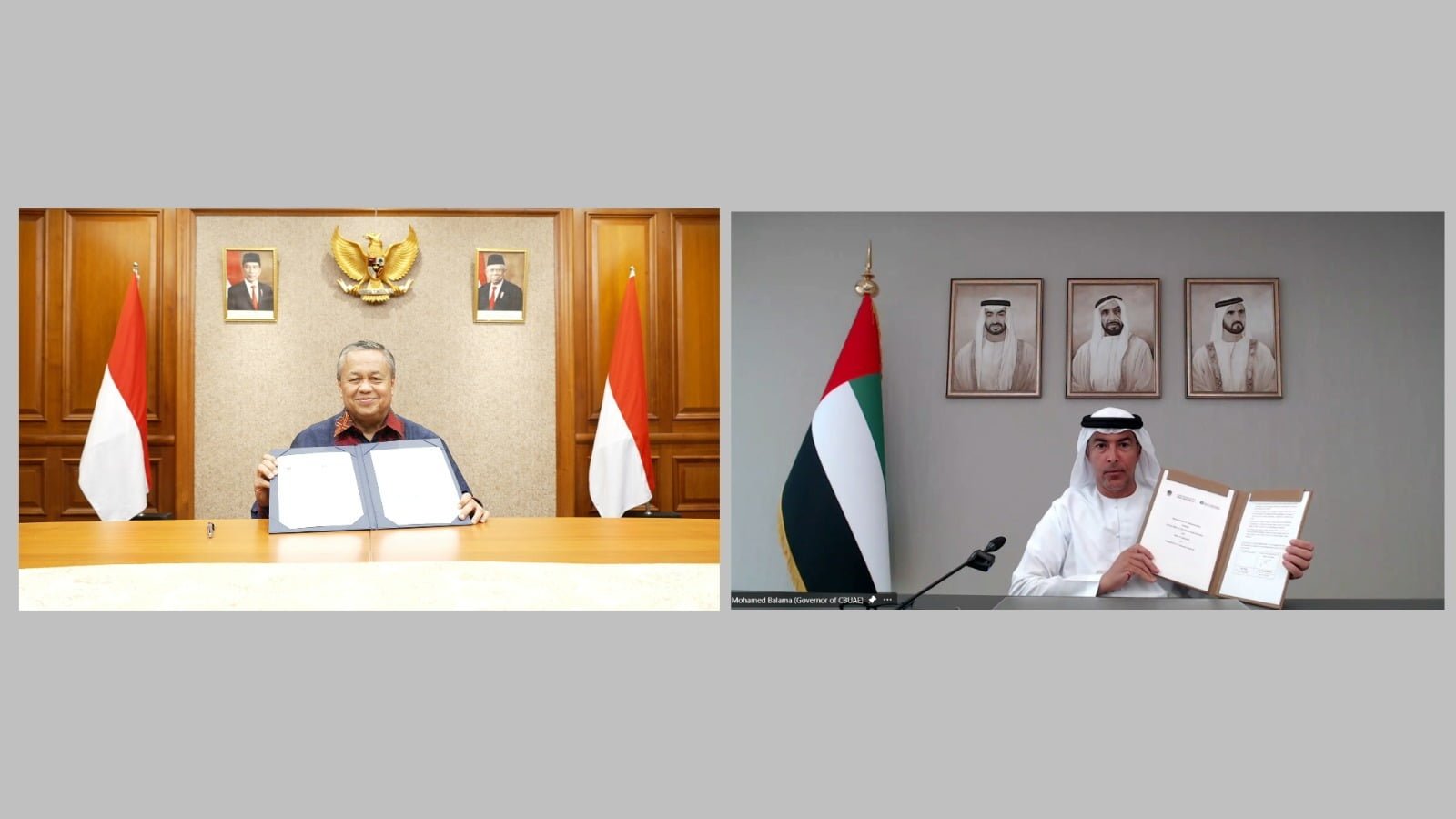 Bank Indonesia dan Bank Sentral Uni Emirat Arab Teken Kerjasama Sistem Pembayaran